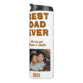 最高のモダンパパ3写真コラージュ父の日 タンブラー (回転右)