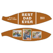 最高のモダンパパ3写真コラージュ父の日 バスケットボール (パネル)