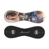 最高のモダンパパ3写真コラージュ父の日 野球ボール (パネル)