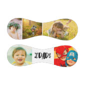 最高のモダンパパ5枚の写真グリッドコラージュ父 野球ボール (パネル)