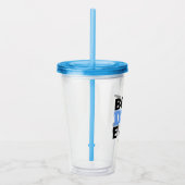 最高のモダンパパ・エバーズ・デー・ブルーパーソナライズされた アクリルタンブラー (右)