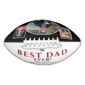最高のモダンパパEver Father 3 Photo Collage アメリカンフットボール (正面)