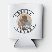 最高のモダンパパEver Father's Day写真 缶クーラー (正面)