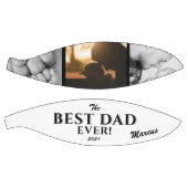 最高のモダンパパEver Father's Day Keepsake 3 Photo バスケットボール (パネル)