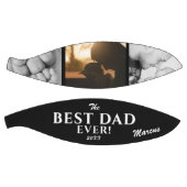 最高のモダンパパEver Father's Day Keepsake 3 Photo バスケットボール (パネル)