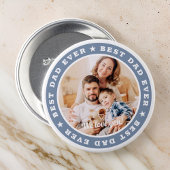 最高のモダンパパEver Starカスタム Photo 缶バッジ