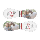 最高のモダンパパScript Father's Day Photo 野球ボール (パネル)