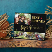 最高のモダン友達の写真のコラージュ名 フォトプラーク (側面)