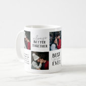 最高のモダン妻Ever 5写真コラージュ コーヒーマグカップ (正面左)