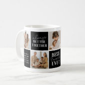 最高のモダン家族Ever 5 Photo Collage コーヒーマグカップ (正面左)