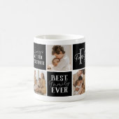 最高のモダン家族Ever 5 Photo Collage コーヒーマグカップ (中央)