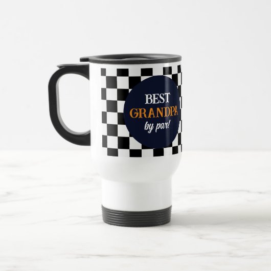 最高のモダン市松模様にGrandpa Pattern トラベルマグ (左)