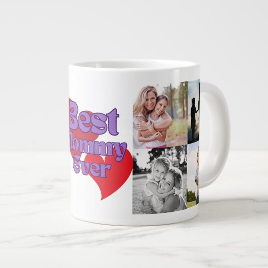 最高のモダン母の日のプレゼント ジャンボコーヒーマグカップ (正面右)