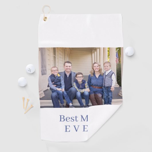 最高のモダン母は今まで青いゴルフタオル ゴルフタオル (インサイチュ)