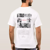 最高のモダン母Ever 8おもしろい Photo Letter Women Tシャツ (裏面)