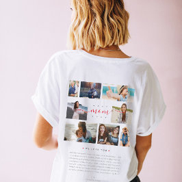 最高のモダン母Ever 8おもしろい Photo Letter Women Tシャツ