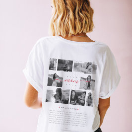 最高のモダン母Ever 8おもしろい Photo Letter Women Tシャツ