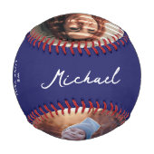 最高のモダン父の日を妻から奪う 野球ボール (裏面)