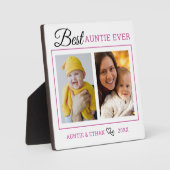 最高のモダンAuntie Ever 2 Photo Collage フォトプラーク (正面)