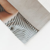 最高のモダンDaddy Ever写真コラージュ フリースブランケット (角)