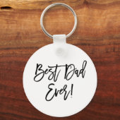 最高のモダンEver Brushスクリプト キーホルダー (正面)