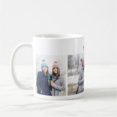 最高のモダンFriends Foreverミニマル Multiple Photos コーヒーマグカップ (左)