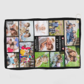 最高のモダンGRANDA BY PAR 12フォトコラージュカスタム ゴルフタオル (横)