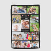 最高のモダンGRANDA BY PAR 12フォトコラージュカスタム ゴルフタオル (正面)