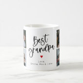最高のモダンGrandpaスクリプパーソナライズされたト写真マググ コーヒーマグカップ (中央)