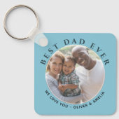 最高のモダンMessage Father's Day Photo キーホルダー (正面)