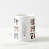 最高のモダンMOM EVER 11フォトコラージュ母の日 コーヒーマグカップ (中央)