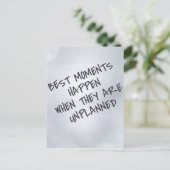 最高のモメ感動的ント ポストカード (スタンド正面)