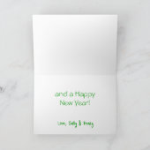 最高のモー素晴らしいクリスマスを！- シーズンカード (内部)