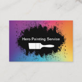 最高のユニークハ絵画ス 名刺 (正面)