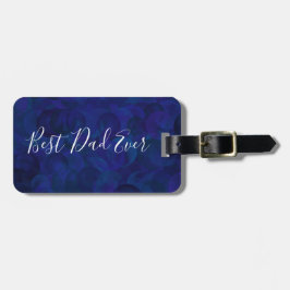最高のユニークパパ・エバ・ネービー・ファザーズ・デイ ラゲッジタグ