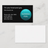 最高のユニークプール 名刺 (正面/裏面)