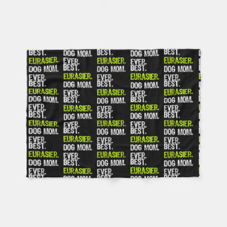 最高のユーラシア犬MOMエバー愛犬家  フリースブランケット