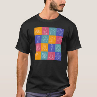最高のヨガバックプリント 1 Tシャツ