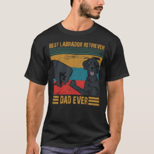 最高のラブラドールリトリーバーパパエバヴィンテージ最高のラバー Tシャツ