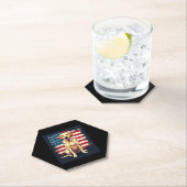 最高のラブラドール女子男性へイエロー・ラブラドール・レトリーバードッグレトリエフ ペーパーコースター (インサイチュ)