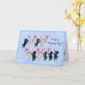 最高のラブラドール結婚の望み カード (黄色い花)