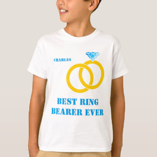 最高のリングや輪ベアラ常にカスタマイズ可能 Tシャツ