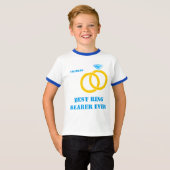 最高のリングや輪ベアラ常にカスタマイズ可能 Tシャツ (正面フル)