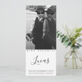 最高のリングや輪ベアラEverフォトカード セーブザデート (スタンド正面)