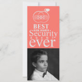 最高のリングボーイ フォトカード セーブザデート (裏面)