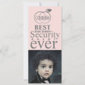 最高のリングボーイ フォトカード セーブザデート (裏面)