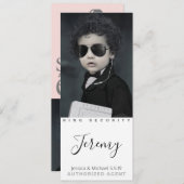 最高のリングボーイ フォトカード セーブザデート (正面/裏面)