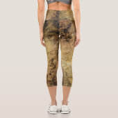 最高のレギンスの使い回しに最適なランニング カプリレギンス (裏面)