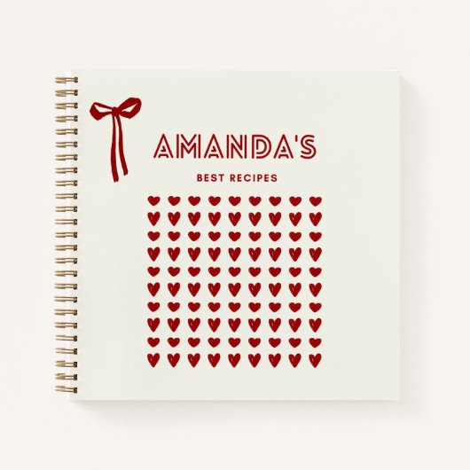 最高のレシピ ノートブック (正面)