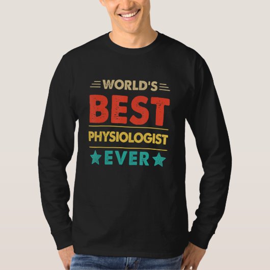 最高のレトロ生理学者 Tシャツ (正面)